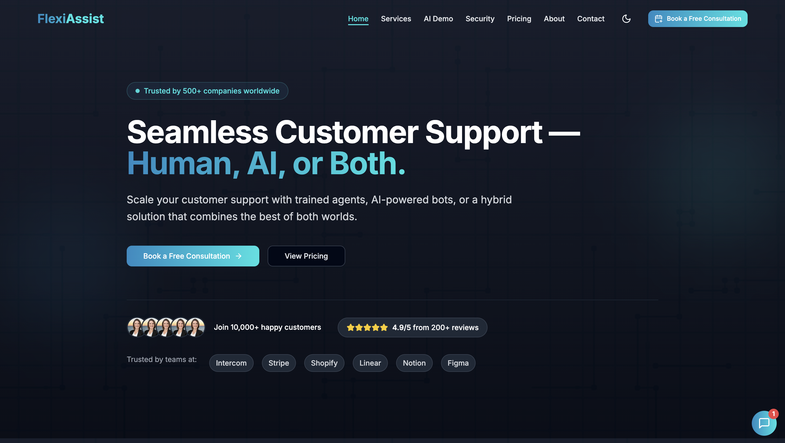 FlexiAssist - Customer Support Platform