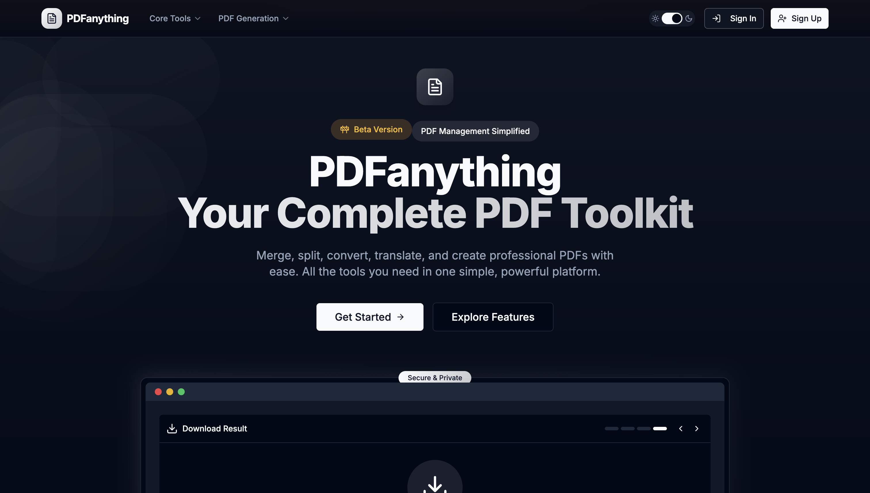 PDFanything - Complete PDF Toolkit